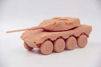 1/72 Военная модель колесного танка German 90 Тяжелый танк с 3D-печатью